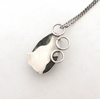 Sterling Silver Asymmetrical Labradorite Pendant Necklace