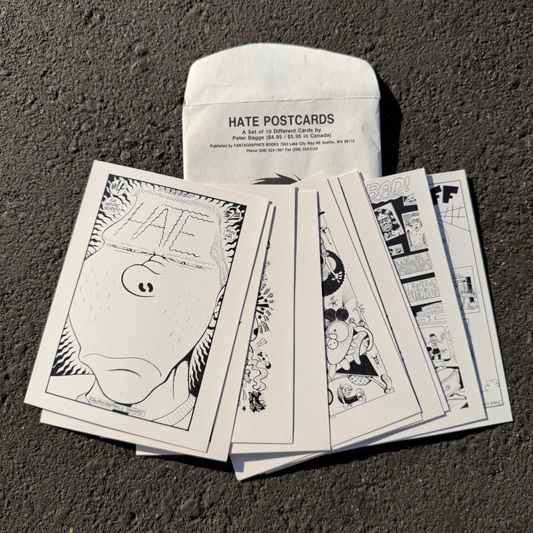 Hate Postcards by Peter Bagge Image 2
