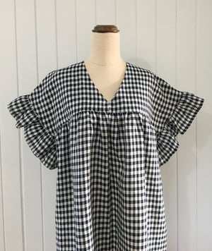 Image of The Navy Gingham Josie Dress