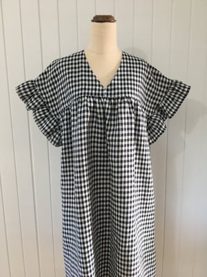 Image of The Navy Gingham Josie Dress
