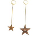 Boucle d'oreille Longue Etoile // Long Star Earring