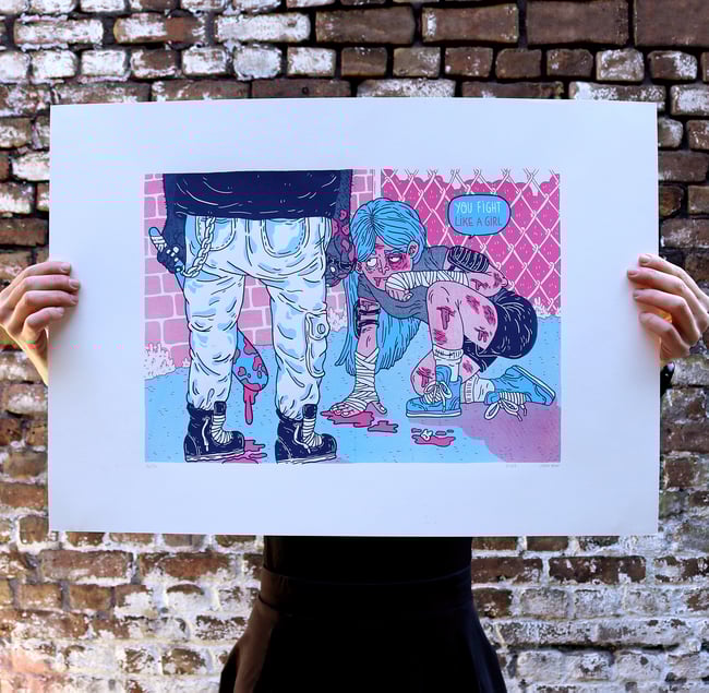 "Haruko" Sérigrapahie