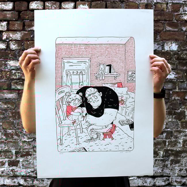 "Pierre & Lucie" Sérigraphie