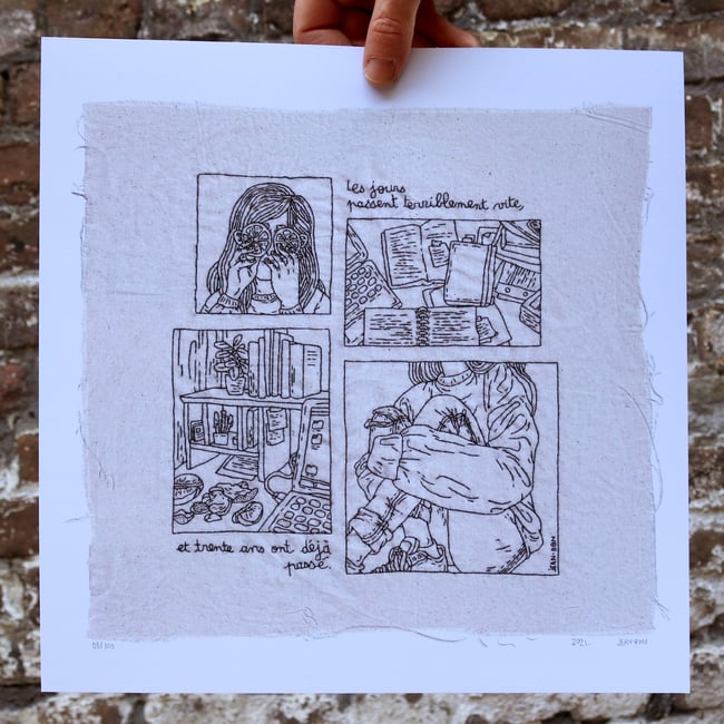 "Et trente ans ont déjà passé" Print