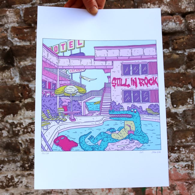 "Still in rock" Print