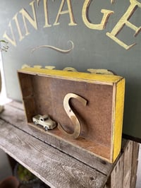 Image 3 of Chippy Vintage Yellow Tray