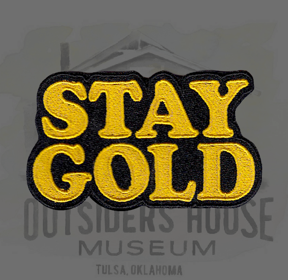 Image of STAY GOLD patch.