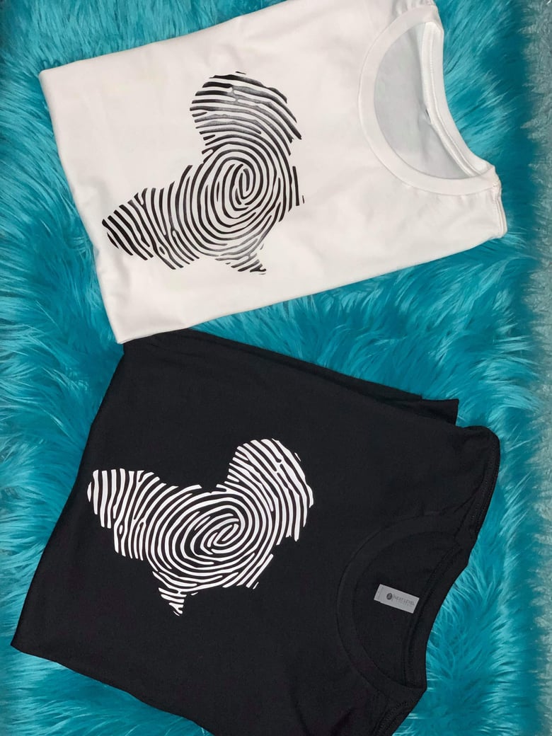 Image of Africa’s Fingerprint Fitted T-Shirt