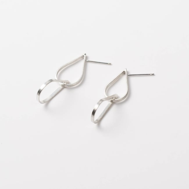 EARRINGS silver, #034-82