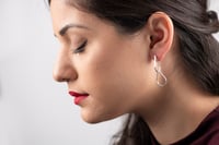 Image 1 of EARRINGS silver, island 1, #034-82