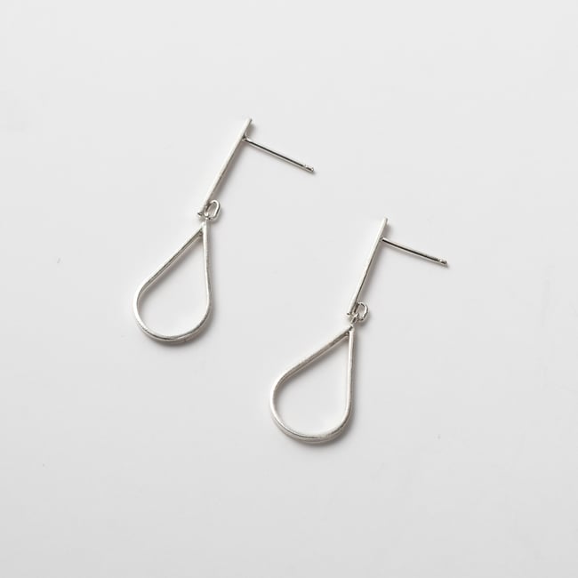 EARRINGS silver,   Island 1, #034-87