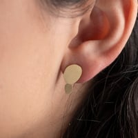 Image 4 of EARRINGS silver,   Island 1, #034-112