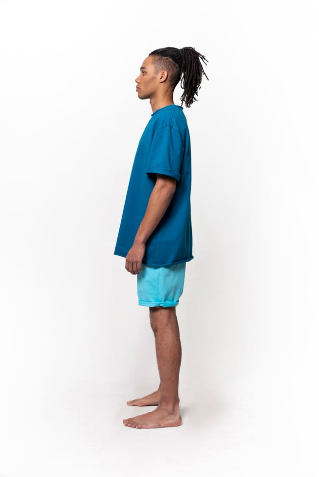 Comfy Shorts Men - Aqua
