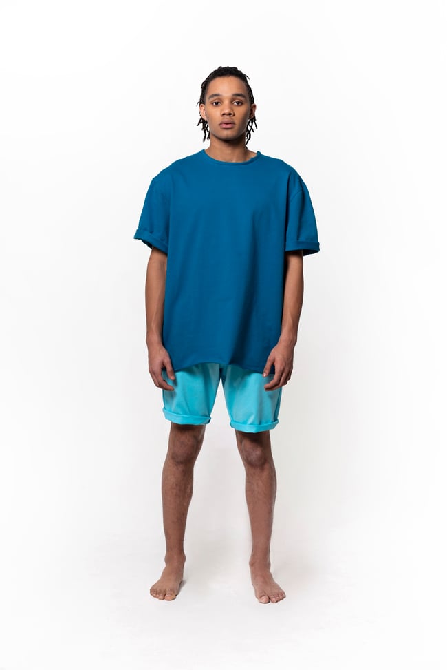 Comfy Shorts Men - Aqua