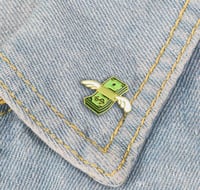 Image 3 of Wing Bank Note Brooch Pin