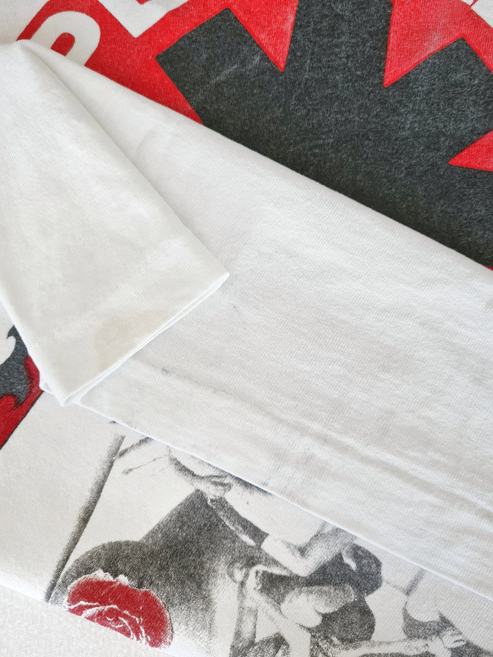 *Rare* Red Hot Chili Peppers 1991 'Mothers Milk x BSSM' White Longsleeve Shirt