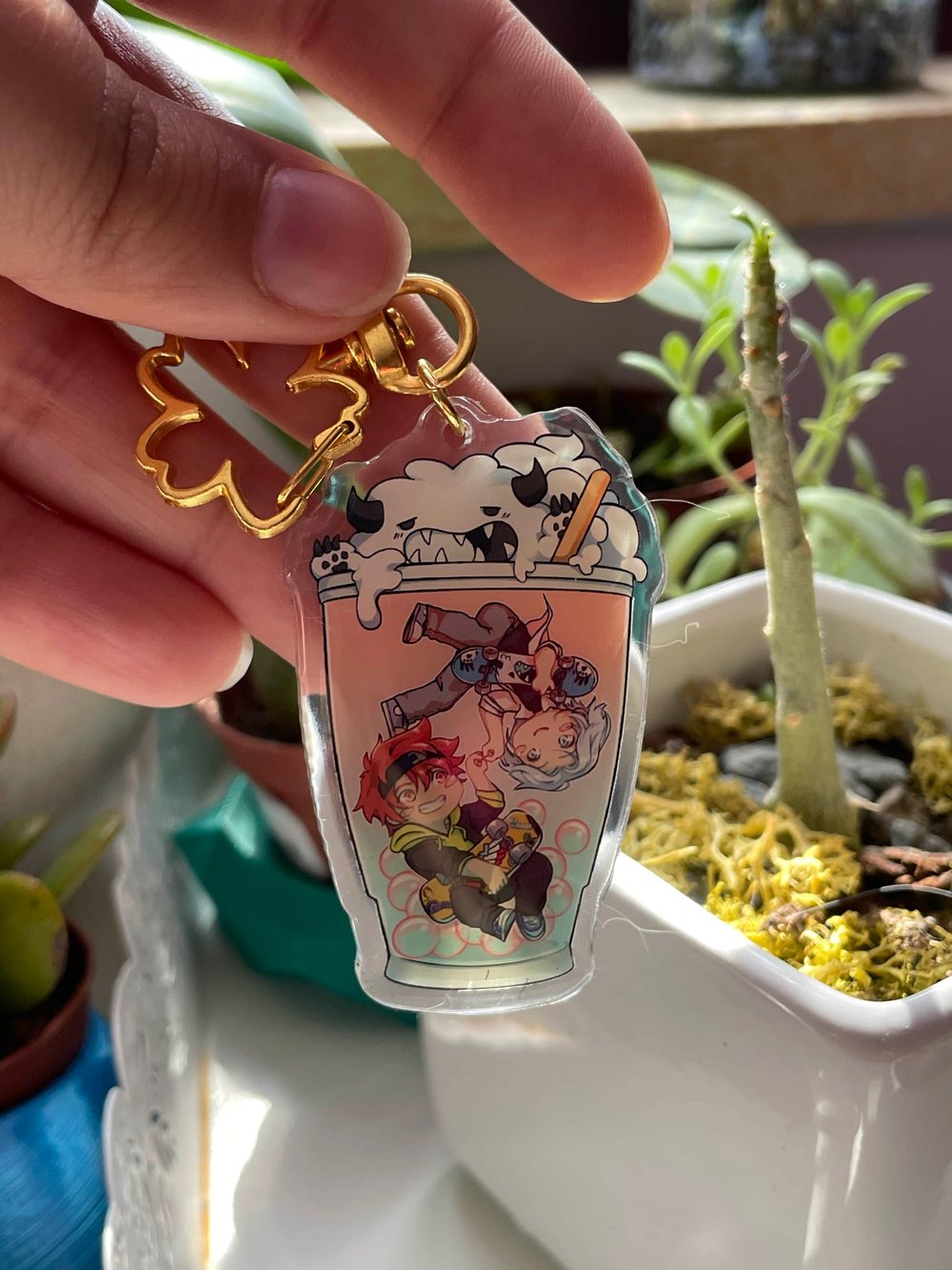 Image of Sk8 boba charm