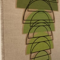 Image 5 of 'Descend' Wall Hanging in Green Linen/cotton