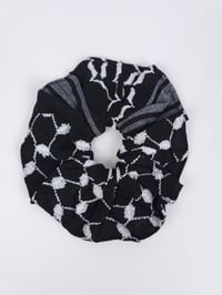 Image 1 of Keffiyeh Scrunchies Black Edition