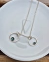 Blue Abalone Gemstone Necklace 