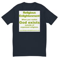 Image 2 of Religious Enlightenment Fitted Short Sleeve T-shirt