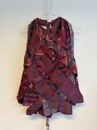 Image 1 of Tie top, bordeaux (xs-l)
