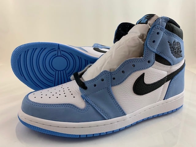 Image of Air Jordan Retro I High OG "University Blue" 555088-134