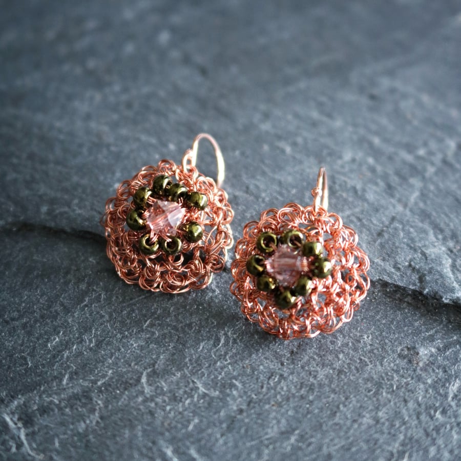 Image of PHOOL Earrings - Peach Blossom