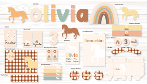 Kit Imprimible Caballos