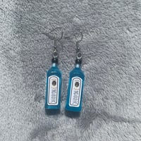 Image 3 of Bombay Sapphire Gin Bottle Earrings