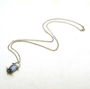Sterling Silver Opal Doublet Flower Pendant Necklace