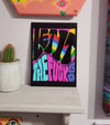 LET IT THE FUCK GO 5x7 print
