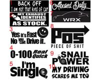 Image 1 of Car Decals