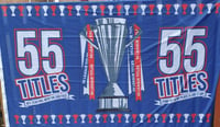 Image 1 of Only £5 - 55 Champions Sad Face Flag 5ft x 3ft INSTOCK 