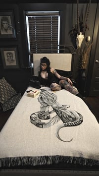 Sinner woven blanket  (*on demand print)