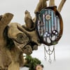 Blue Iridescent Fairy Door Suncatcher