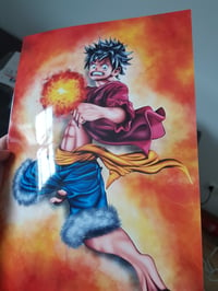 Image 4 of Luffy/Ruffy Feuerball Poster