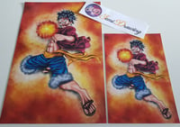 Image 3 of Luffy/Ruffy Feuerball Poster