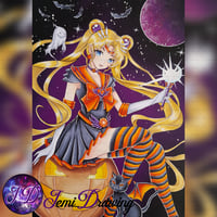 Image 1 of Sailormoon Halloween Usagi Poster