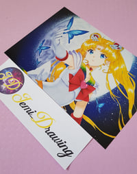 Image 3 of Usagi with Moon/Sailormoon Poster