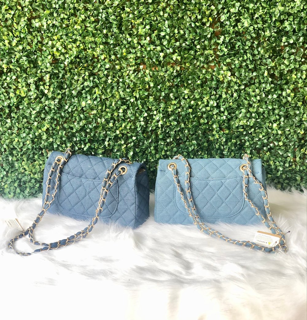Image of Denim Quilt Bag