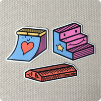 Image 2 of man-baby sticker pack