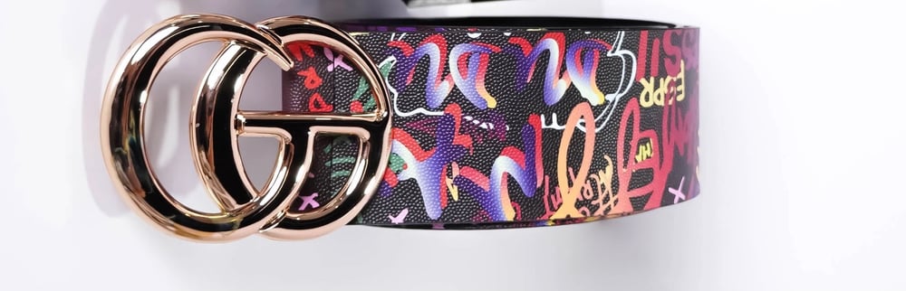 Image of GG Graffiti  Belt
