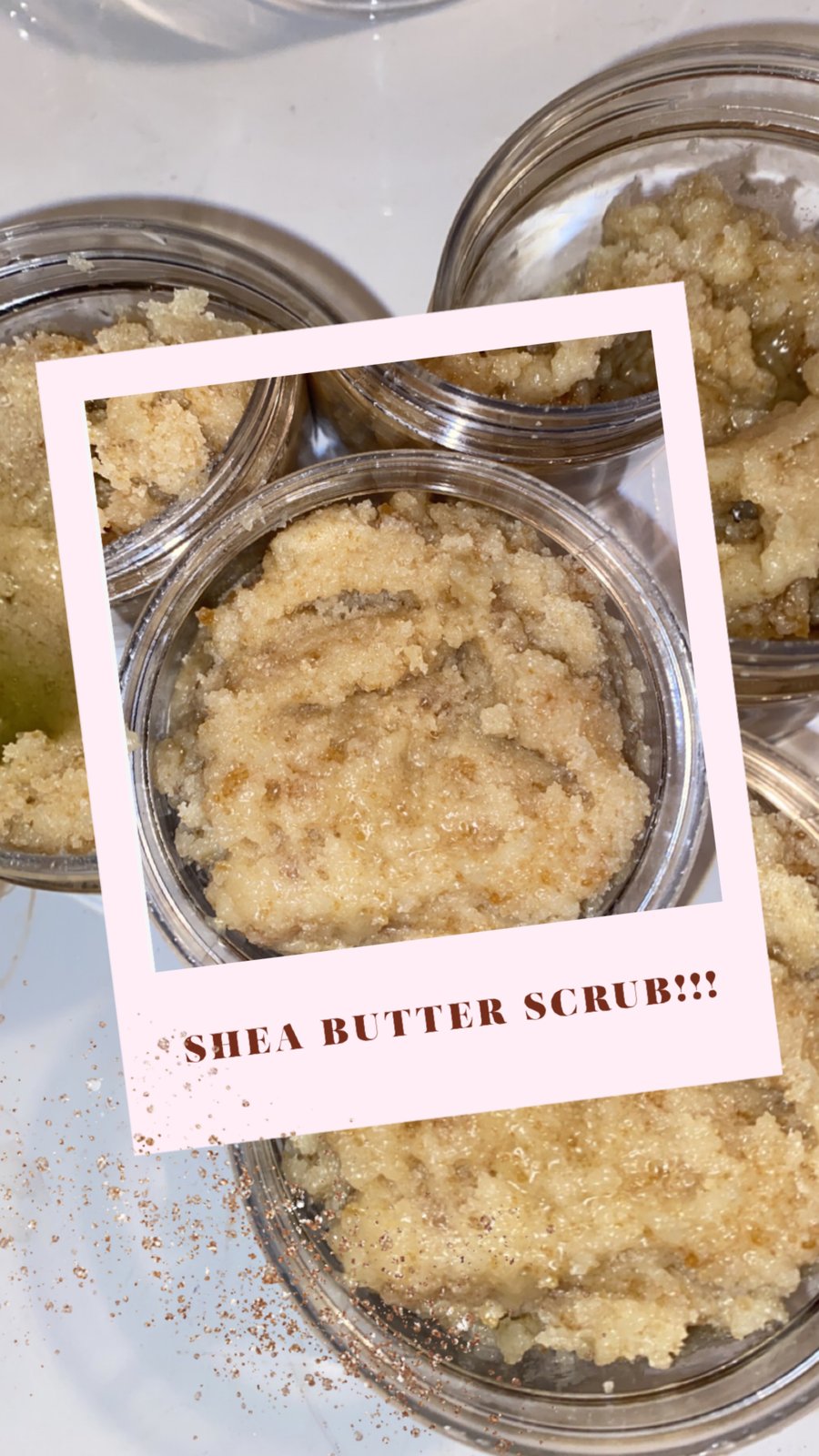 Image of Shea and vanilla sugar scrub 