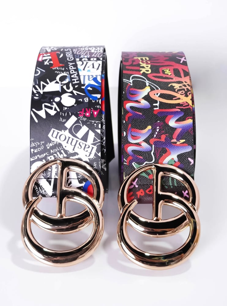 Image of GG Graffiti  Belt