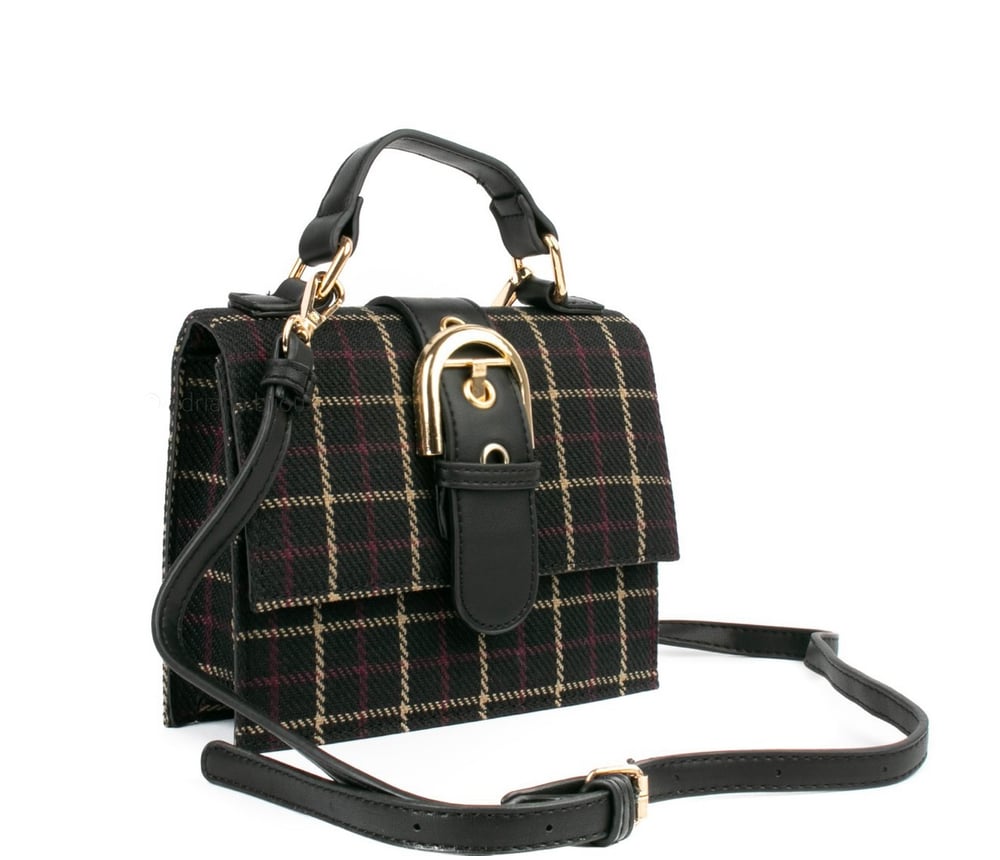 Image of Tina Plaid Buckle Bag