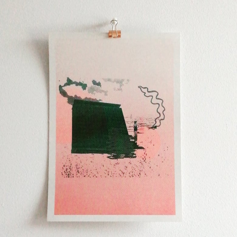 Image of Civic Swimmer Print 
