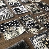 Image 2 of Stitchy tabs - black and white