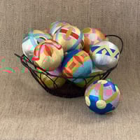 Image 1 of Round Metallic Retro Ornaments