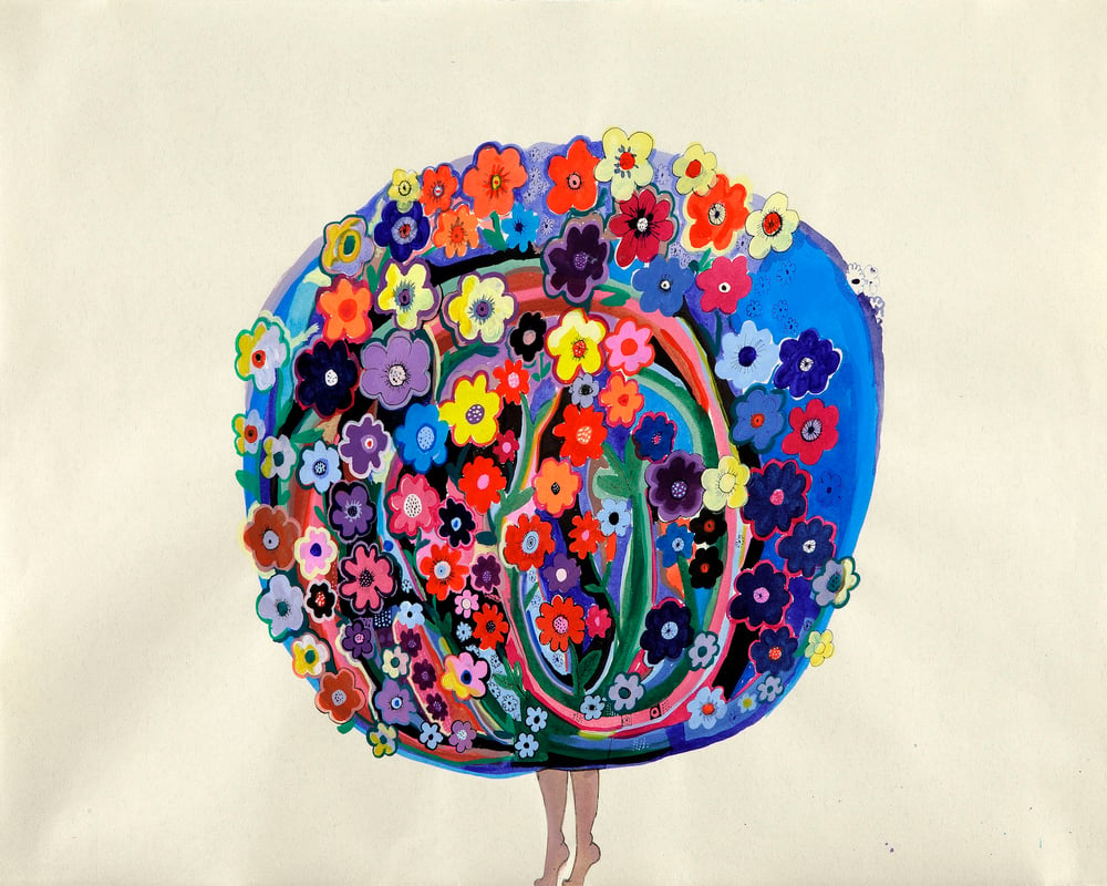 Image of " Flower Feet" Giclee Fine Art Print